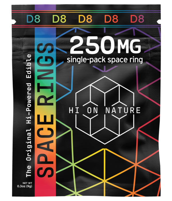 250mg Delta 8 SPACE RINGS - 50 PACK JAR - Image 2