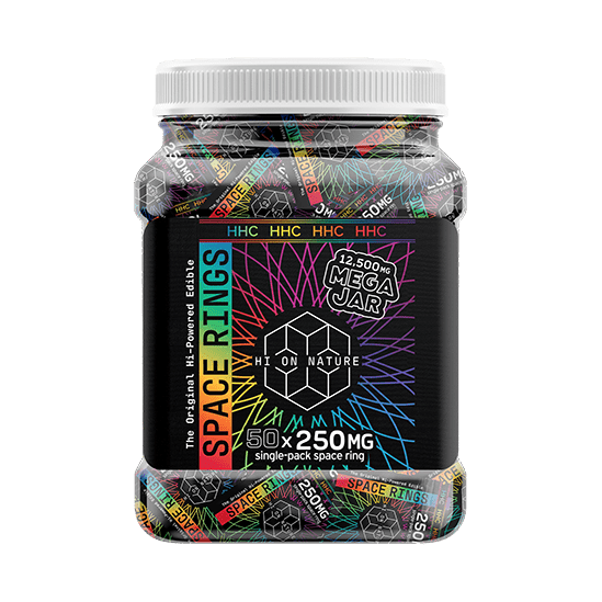 250mg HHC SPACE RINGS – 50 PACK JAR