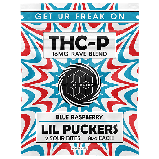 16mg THC-P Lil Puckers – 3 Pack (2 Sour Bites per Pack)