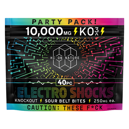 10,000mg KNOCKOUT ELECTRO SHOCKS – PARTY PACK